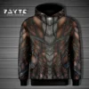 Steampunk Hoodie, Burning Man clothing, festival hoodie, Post-Apocalyptic, Armor hoodie, Zip-Up Hoodie, Cyberpunk hoodie,Futuristic hoodie by PsyteClothing steampunk buy now online