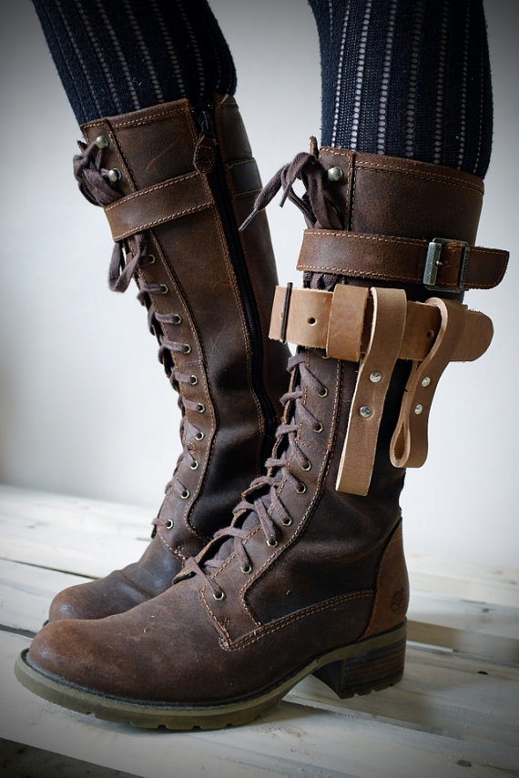 Unisex Leather Boot Garter - Natural - steampunk - burning man - festivals - apocalypse - mad max, Please read Description for size by Vontoon steampunk buy now online Unisex Leather Boot Garter - Natural - steampunk - burning man - festivals - apocalypse - mad max, Please read Description for size by Vontoon steampunk buy now online