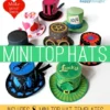 Make your own Mini top Hats: includes 8 mini top hat templates (Happythought paper craft Book 1) steampunk buy now online