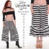 Black and White Striped Bloomer/Pant/Capri Pants/SusieStripe PantalOOnie/ P-M and L/XL by WhatWouldSusieWear steampunk buy now online Black and White Striped Bloomer/Pant/Capri Pants/SusieStripe PantalOOnie/ P-M and L/XL by WhatWouldSusieWear steampunk buy now online