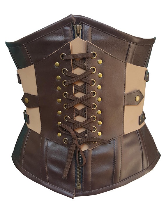 Ceallach Steampunk Underbust Corset by alternativewardrobe steampunk buy now online