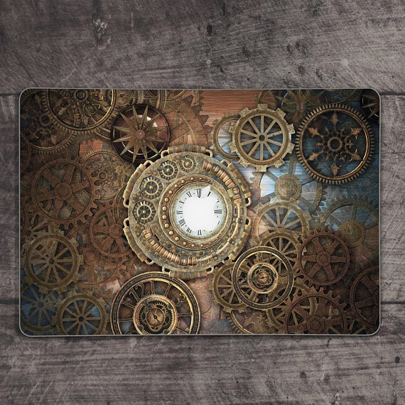 Macbook steampunk Macbook brown skin Macbook 2016 cover Steampunk decal Macbook skin Macbook skin 2017 Macbook cover macbook skin EC_071 by EasyColor steampunk buy now online