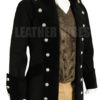 Mens Victorian Coat Military Tunic Top Steampunk Jean Cotton Jacket by LeatherVibes steampunk buy now online