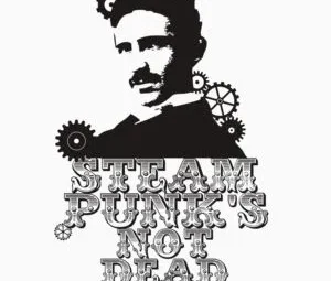 Nikola Tesla was a punk steampunk buy now online
