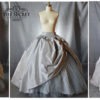 silk bridal skirt-corset skirt-custom skirt-bridal skirt-cosplay wedding-alternative bride-fantasy-princess wedding-the secret boutique by thesecretboutique steampunk buy now online