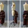 Steampunk bustle, copper victorian tie on bustle by thesecretboutique steampunk buy now online