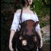 Steampunk Dress, Leather Corset Belt, Outfit, Steampunk Hat, Skirt, Shirt & Accessories, Unique Gift for her, Ready to Ship Now by Harlotsandangels steampunk buy now online