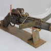 steampunk hand canon with crossbow and double barrelled pistol by Darkgothic steampunk buy now online