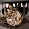 Steampunk Inspired Pendant Vintage Watch Movement - The Octopus Invader by FunkyGlam steampunk buy now online