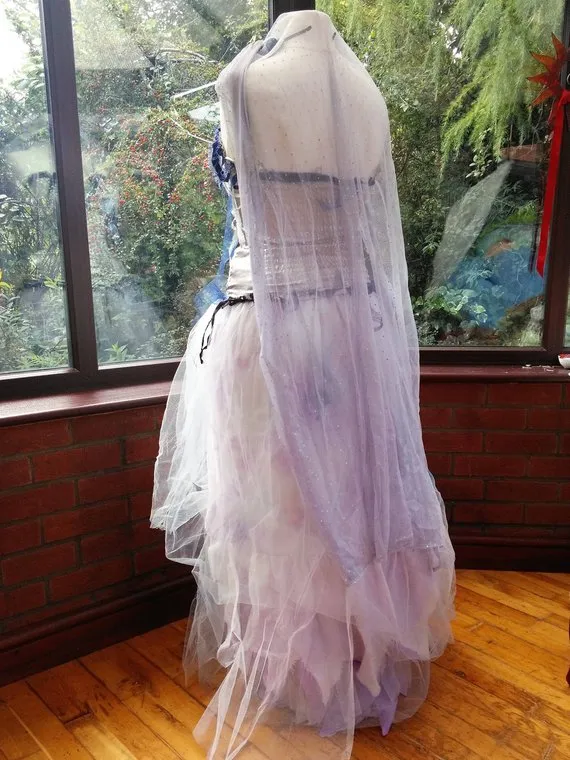 Corpse Bride tattered long net skirt with corset top and veil all sizes victorian Steampunk day of the dead vampire zombie by steampunkageboho steampunk buy now online Corpse Bride tattered long net skirt with corset top and veil all sizes victorian Steampunk day of the dead vampire zombie by steampunkageboho steampunk buy now online