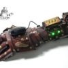 Green energy powered gauntlet (with fingers) by TimmyHog steampunk buy now online