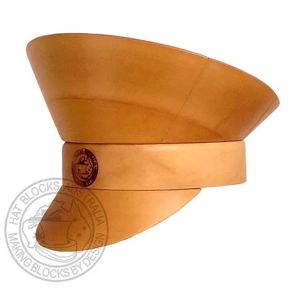Military Style Officers Hat - Hat block, hat mould, millinery, hat making, costume, hat blocks australia by HatBlocksAustralia steampunk buy now online