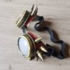 Steampunk goggles with leather finish by Preymel steampunk buy now online