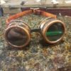 Steampunk Goggles with leather strap by LostEraCreations steampunk buy now online