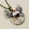 Steampunk jewelry. Steampunk watch with heart and wings. by slotzkin steampunk buy now online