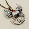 Steampunk jewelry. Steampunk watch with heart and wings. by slotzkin steampunk buy now online