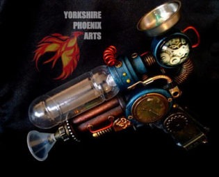 Steampunk Nautilus ray gun modified toy cosplay or display working lights by YorkshirePhoenixArts steampunk buy now online