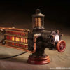 the Photonic Siphuncle Primary: a hand-made steampunk styled lamp by JWKinseysArtifice steampunk buy now online
