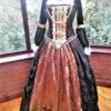 Tudor gown with headress & hooped underskirt custom made for you medieval Anne bolyne gown and headress to your own measurements and col by steampunkageboho steampunk buy now online