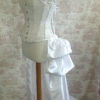 Wedding White SALOON GIRL Long Burlesque Luxe Saloon Bustle STEAMPUNK by GothicBurlesque steampunk buy now online