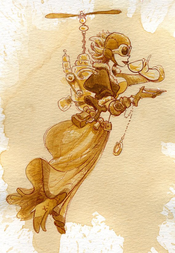 Flight Art Print - various sizes by BrianKesinger steampunk buy now online