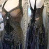 Gothic wedding dress, brown and dark blue wedding dress , goth dress,Witches dress,Trashed wedding dress , ragged wedding dress , rawrags by RAWRAGSbyPK steampunk buy now online