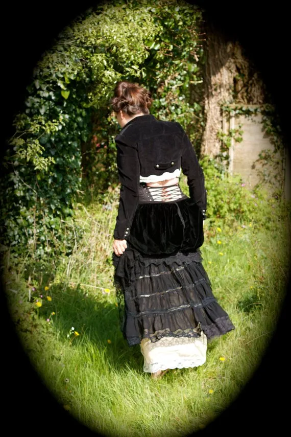 One Of A Kind Hand Designed Gothic Steam Punk Victorian Futuristic Octopus Inspired Jacket Skirt and Bustle Costume Size Small by IndustriousImaginare steampunk buy now online