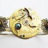 Steampunk Antique Elgin Watch Movement Hinged Bracelet, Steampunk Bracelet, Antique Watch Bracelet, Gold Watch Movement Bracelet, BR15 by RavensSecretStash steampunk buy now online
