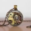 Steampunk Clock Gears Jewelry, Clock and Gears Pendant, Clock and Gears Necklace, Clock and Gears Charm, Steampunk Jewelry(Not actual Clock) by horatiomcgillicuddy steampunk buy now online