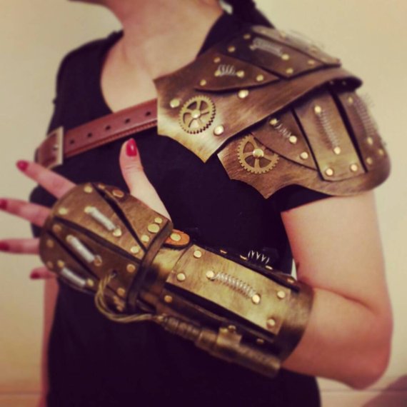 Steampunk Fantasy Medieval cyberpunk armor arm Cosplay by ProgettoSteam steampunk buy now online