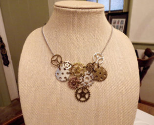 STEAMPUNK Gears Necklace//Steampunk//Gears//Gears Jewelry//Steampunk Jewelry//Steampunk Necklace//Steampunk For Her//Free Shipping by BejeweledbySami steampunk buy now online