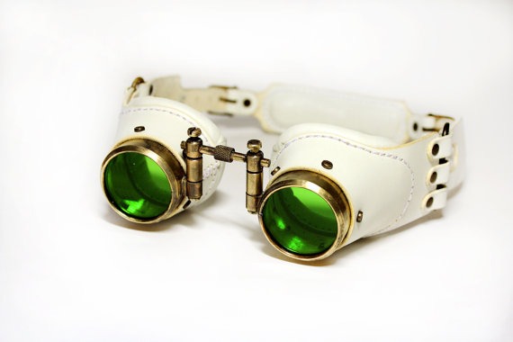 Steampunk goggles "Eco" by Thousandformed steampunk buy now online