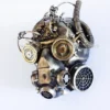 Steampunk Mask, Steampunk Gas Mask Goggles, Distressed Gold Steampunk Respirator Gas Mask with Tubes, Spikes by HigginsCreek steampunk buy now online
