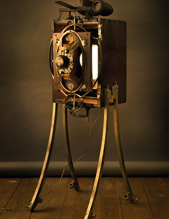 Vintage Unique Handmade Steampunk Lighting Art - BOHEMIAN by EIlluminationStudio steampunk buy now online
