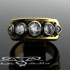 5 stone solid gold engagement band. Oval Round Trillion diamond engagement ring or wedding band. Engraved heavy antique victorian steampunk by DeMerJewelry steampunk buy now online 5 stone solid gold engagement band. Oval Round Trillion diamond engagement ring or wedding band. Engraved heavy antique victorian steampunk by DeMerJewelry steampunk buy now online