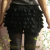 Black short bloomers XS-S-M-L-XL-XXL-Lolita -Steampunk -Burlesque -Belle Epoque -Can Can -Wester -Circo -Ruffles -(Bitter & Sweet) by BitterAndSweet steampunk buy now online