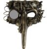 New! Vintage Monocle Halloween Steampunk Full Face/Long Nose Mask with Gears and Power Cables SPM019 by ForbiddenIdentity steampunk buy now online