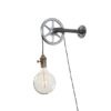 Pulley Light - Wall Light - Industrial Lighting - Lighting - Wall lighting - Industrial light - Bar Light - Pub Light - Steampunk Light by WestNinthVintage steampunk buy now online