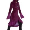 PURPLE VELVET COAT, long velvet coat, elegant steampunk jacket, corset coat, bohemian coat, hippie hippy velvet jacket, gothic purple jacket by AltshopUK steampunk buy now online