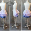 ready to ship bustle-unicorn cosplay-purple and blue ombre-bustle-masquerade-halloween-corset skirt-tie on bustle-the secret boutique-bustle by thesecretboutique steampunk buy now online
