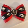 Rockabilly vintage steampunk pirate hair bow red by OddLocks steampunk buy now online