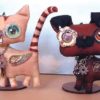 SE484E - Cat and Dog Ornaments - Steampunk Animal Doll Art Pattern - PDF Download by Susan Barmore by ClothDollPatterns steampunk buy now online