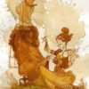 Seamstress Tea Girl Print - various sizes by BrianKesinger steampunk buy now online