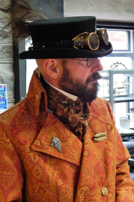 Steampunk Custom made Tailcoat - Recycled Fabrics by spart1cus steampunk buy now online