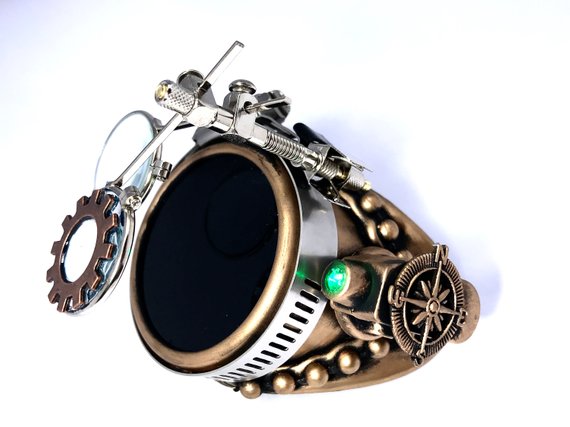 Steampunk goggles miner monocle cosplay costume rave geek festival accessories gift for you halloween by SteampunkMelange steampunk buy now online