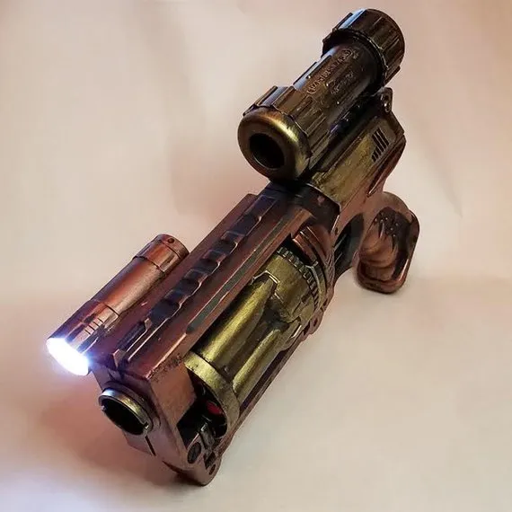 Steampunk Nerf Maverick Big Red by HGBrasswell steampunk buy now online