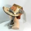 victorian Minihat Summerhat brown Steampunk baroque rococo civil war ladies hat Elizabethan Edwardian Reanactment Ren Faire by Nashimiron steampunk buy now online