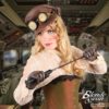 Basic Steampunk Crush Cap by BlondeSwanHats steampunk buy now online