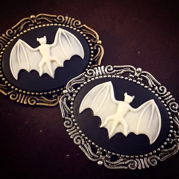Bat Cameo Brooch / Pick your Finish / Gothic Halloween Steampunk Victorian Costume Cosplay Bat Lady Goth Bat Lover Gift Wedding Pin Bouquet by lydiasvintage steampunk buy now online Bat Cameo Brooch / Pick your Finish / Gothic Halloween Steampunk Victorian Costume Cosplay Bat Lady Goth Bat Lover Gift Wedding Pin Bouquet by lydiasvintage steampunk buy now online