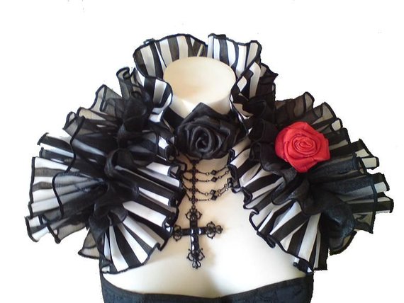 BEETLEJUICE Steampunk Opulent Opera Shrug PIRATE ROMANCE Burlesque Gothic by GothicBurlesque steampunk buy now online